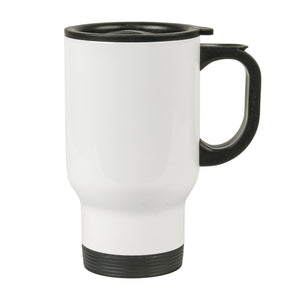 14 oz Stainless Steel Travel Mug with Handle