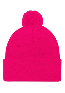 Pom Pom Knit Beanie