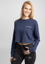 Load image into Gallery viewer, Women&#39;s Fleece Crop Sweatshirt
